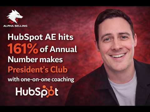 HubSpot AE 161 percent quota video thumbnail