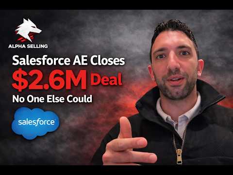 Salesforce AE 2.6M deal Alpha Selling video thumbnail